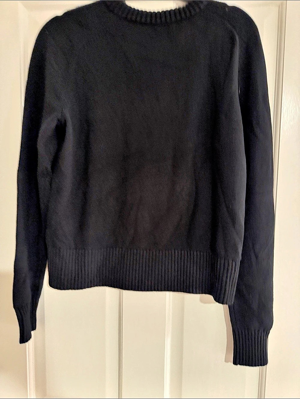 BR Crew Neck Sweater in Black Size Medium
